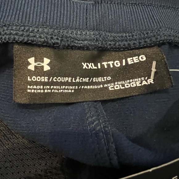 Men’s Under Armour Dark Blue Performance Jogger Shorts- Size XXL- NWT - Picture 3 of 3